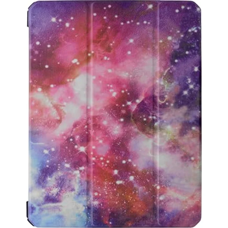REALPOWER iPad 10 Case 10,9" Design Galaxy, Bookcover für Apple, 10. Generation, weinrot – Bild 1