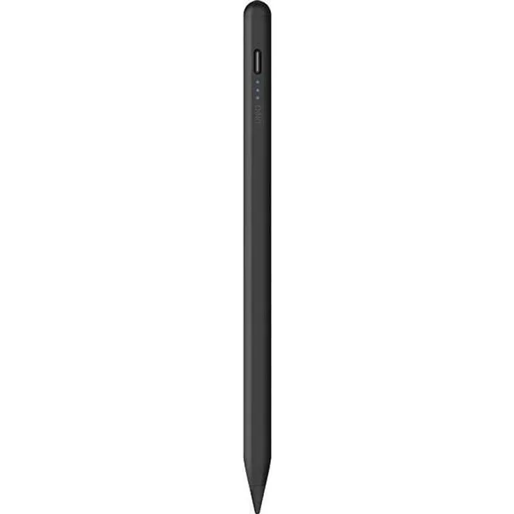 Uniq Pixo Lite, Magnetischer Stylus für iPad mit Palm Rejection, 1,5 mm Präzision, Schwarz/Graphit Schwarz