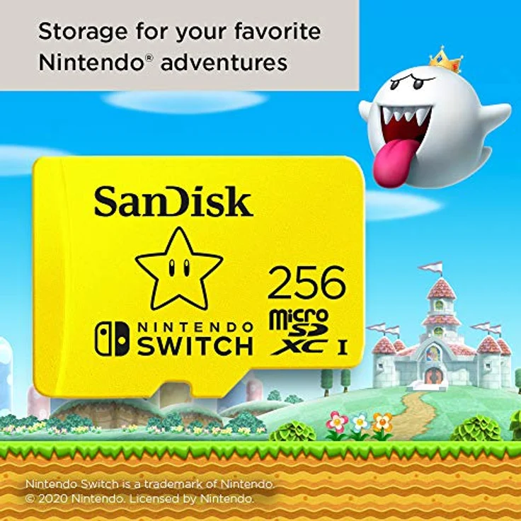 SanDisk 256GB Microsdxc Speicherkarte für Nintendo Switch, Gelb – Bild 4