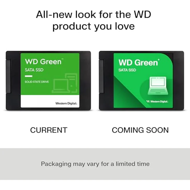 WD SSD Green 1TB 2.5 7mm SATA Gen 4 - Solid State Disk - Serial ATA – Bild 2