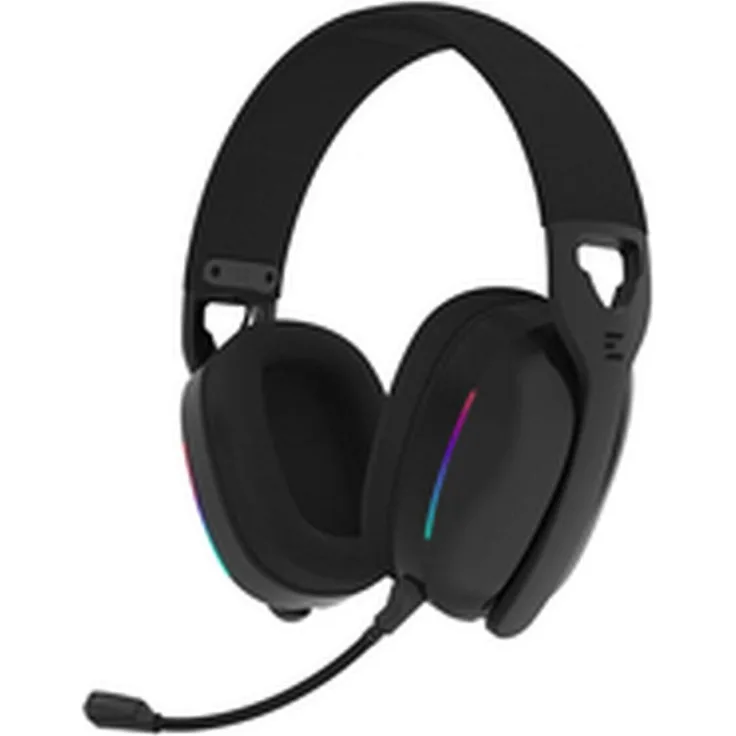 Zalman ZM-HPS650W, Kabelloses Gaming-Headset mit RGB-Beleuchtung, 35 Stunden Akkulaufzeit, Schwarz