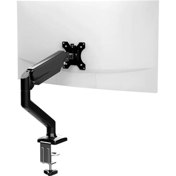 my wall Monitorhalter mit Gasdruckfeder - HL57L, Vollbeweglich, Stufenlos Höhenverstellbar, Schwenkarm Für Gaming oder Office, Belastung 2-9 kg, Tischhalterung – Bild 2