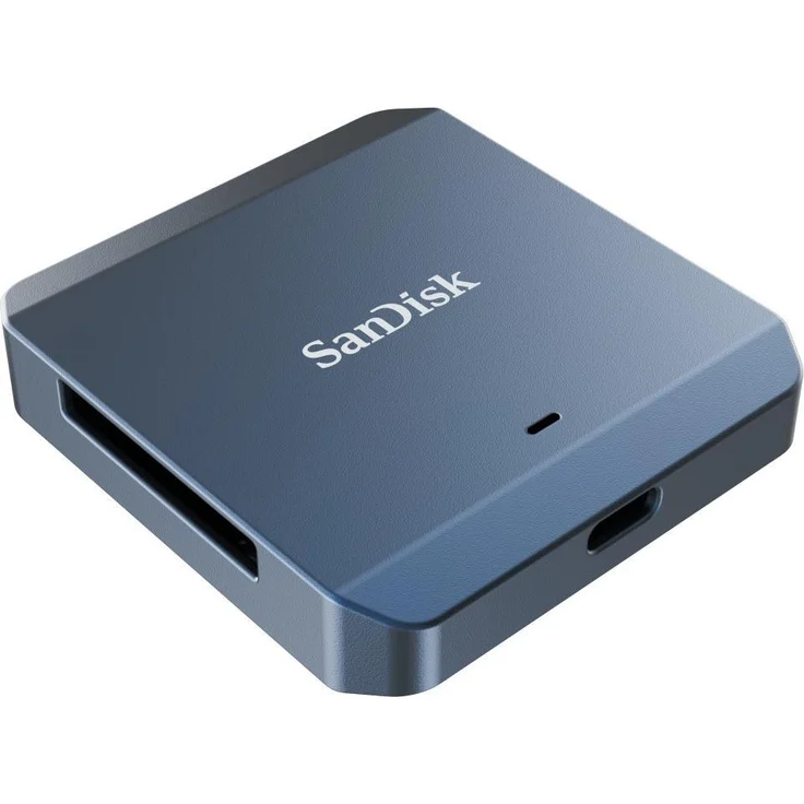 SanDisk PRO-CINEMA CFexpress Type B Speicherkartenlesegerät, USB-C, 20 Gbit/s, blau