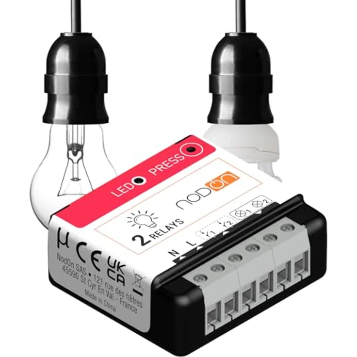 NodOn NODZSIN-4-2-20 - Zigbee 2-Kanal 2x 3 A Relaisschalter SIN-4-2-20 – Bild 2