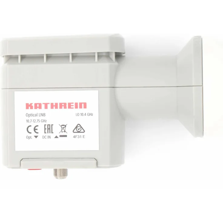 Kathrein KATH Optisches LNB (Single LNB) mit Wellenlänge 1310 nm, Grau, für Frequenzen von 10,7 bis 12,75 GHz