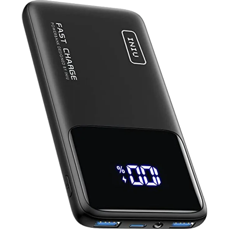 INIU Power Bank, 22.5W Powerbank klein Aber stark 10500mAh, PD3.0 QC4.0 Fast Charging (USB C Input&Output) LED Display Externe handyakkus für iPhone 14 13 12 Pro Samsung S22 S21 AirPods iPad etc