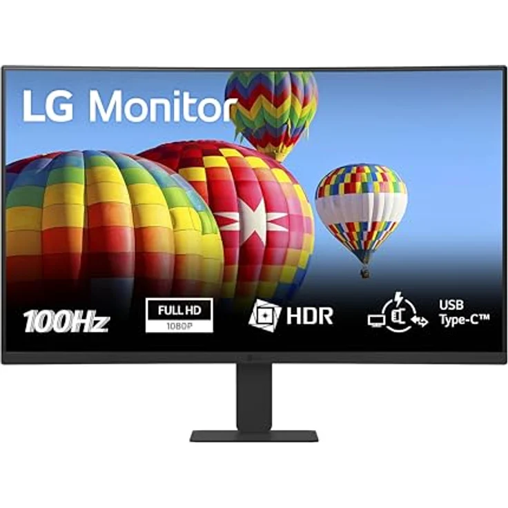 LG 27U421A-B, 27 Zoll FHD IPS-Desktop-PC-Monitor, 100 Hz, HDR10, sRGB 99%, neigbar, HDMI 2.0, USB-C (15 W) – Bild 2