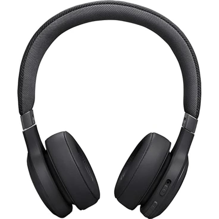 JBL Live 670 NC – Bluetooth On-Ear-Kopfhörer mit adaptivem Noise-Cancelling – Kabellose Ohrhörer Signature Sound und Sprachassistent – Langer Musikgenuss für bis zu 65 Stunden – Schwarz – Bild 4