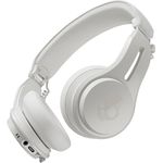 Skullcandy Icon ANC On-Ear Wireless Bluetooth Headphones, 60 Hr Battery, Microphone, IPX4 Rating - Bone