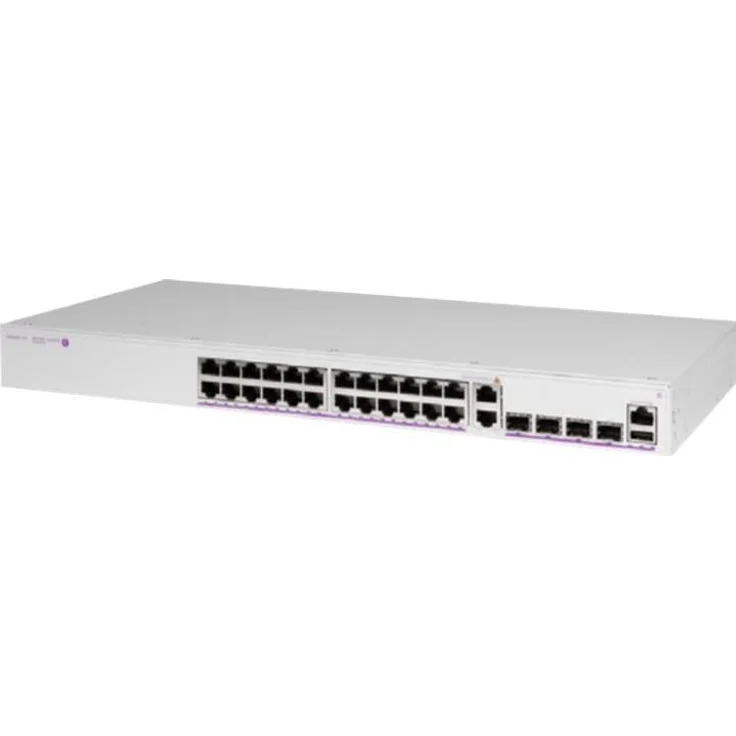 Alcatel LUCENT ENTERPRISE OS6360-P24X GigE fixed chassis (24 Ports) Netzwerk Switch, managed, PoE+, 380W, stapelbar, Rack montierbar