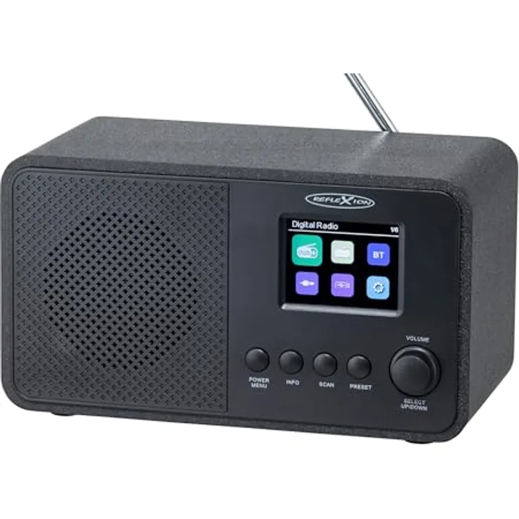 Reflexion HRA1881, Holzradio mit hochwertiger Klangqualität und klassischem Design