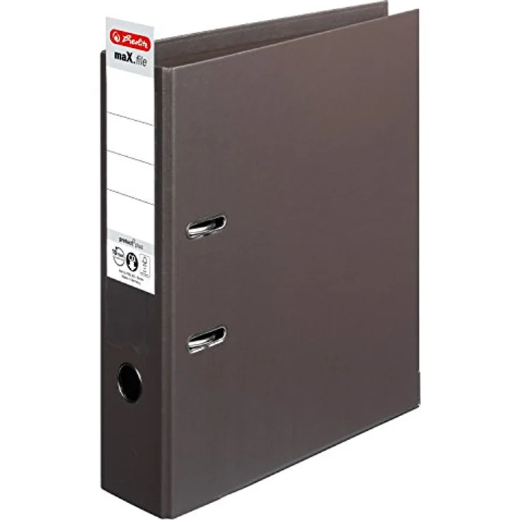Herlitz Aktenordner maX.file »protect plus«, DIN A4, 8 cm Rückenbreite, mit Kantenschutz in blau – Bild 2