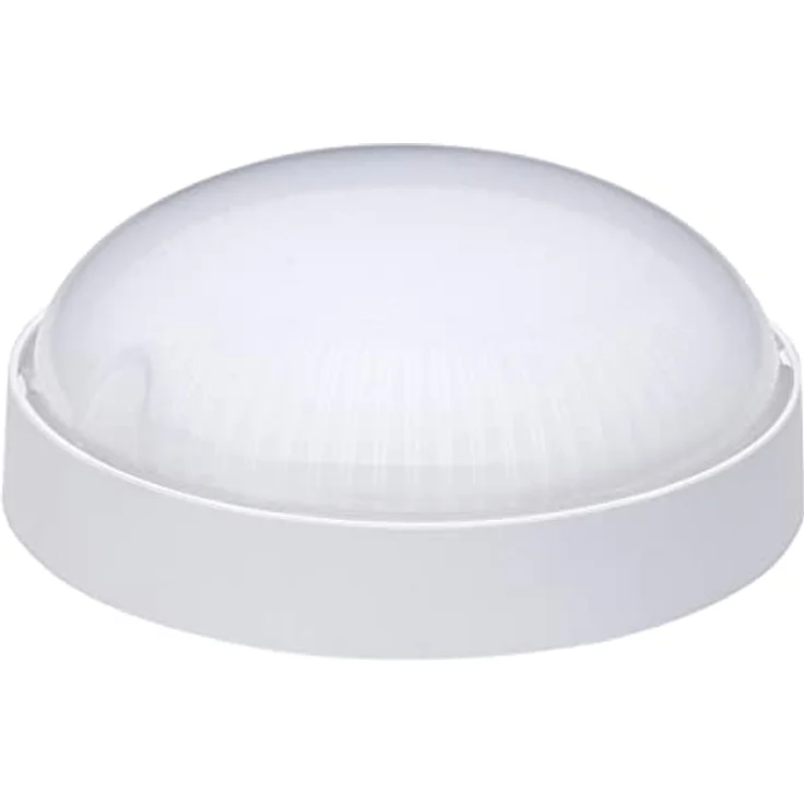 Oktaplex LED Kellerlampe IP65 Badlampe weiß 9W 800lm 4000K Deckenleuchte Wasserfest Außenleuchte – Bild 5
