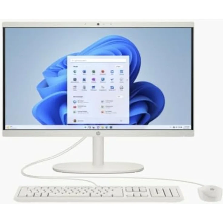 HP All-in-One 22-dg0005ns Intel Celeron N100/8GB/256GB SSD/21,5" Weiß, Full HD, Bluetooth 5.3 – Bild 2