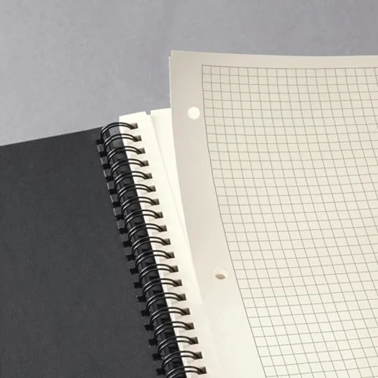 Sigel Notizbuch Conceptum A4, 160 Seiten kariert, Hardcover mit versetzbarem Register, PEFC zertifiziert, schwarz – Bild 7