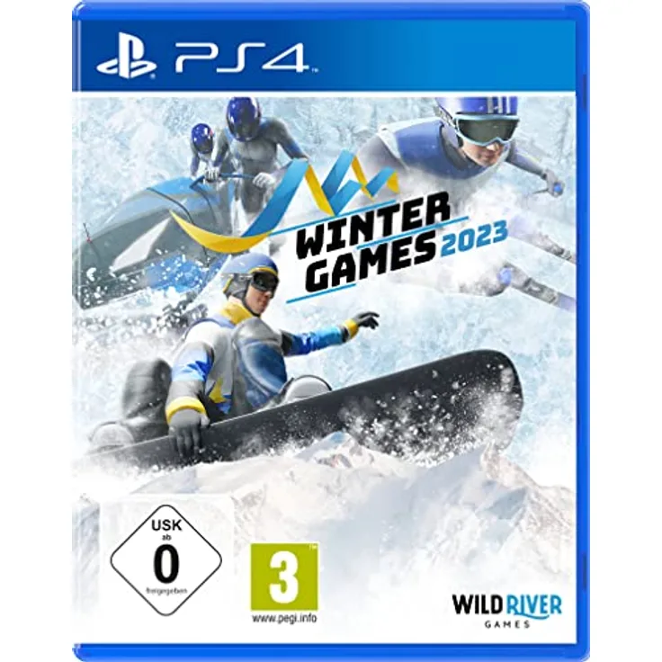 Wild River Winter Games 2023, PS4-Sportspiel mit 10 Wintersport-Disziplinen und lokalem Multiplayer für bis zu 4 Spieler