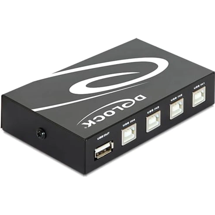DeLock Switch USB2.0 4 port manual - USB-Umschalter für die gemeinsame Nutzung von Peripheriegeräten - 4 x USB2.0 - Desktop (87634) – Bild 3