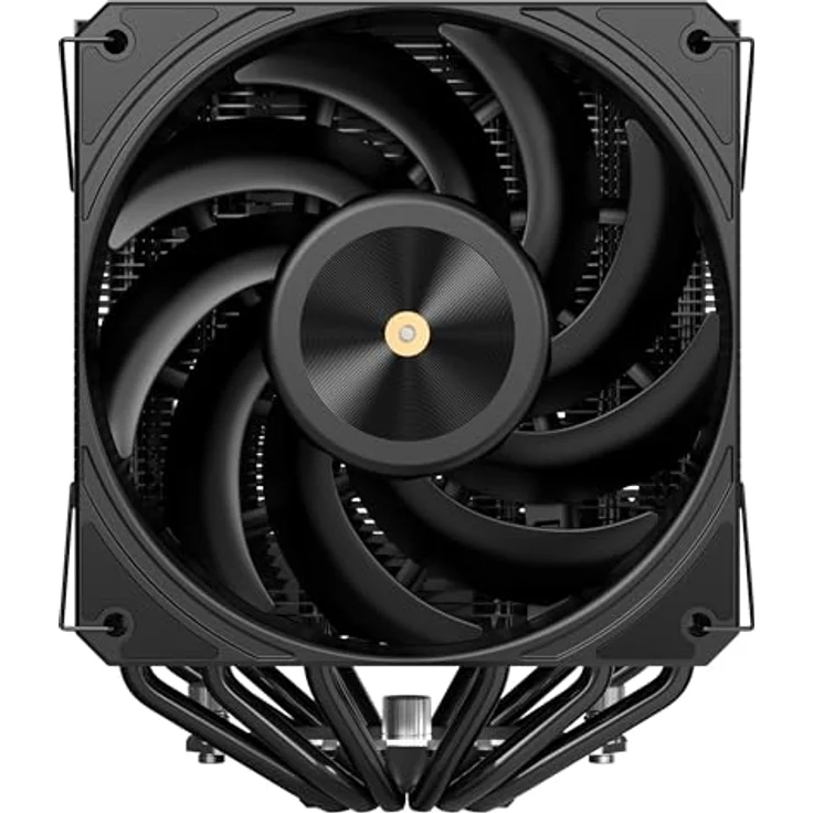 Hiditec C20 Pro, CPU-Lüfter mit 120 mm, FDB-Lager und Twin-Tower-Kühlkörper, Schwarz – Bild 7