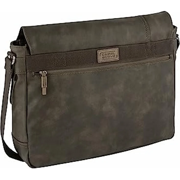 camel active Laos Messenger, 40cm Laptopfach aus 100% Kunstleder, braun – Bild 3