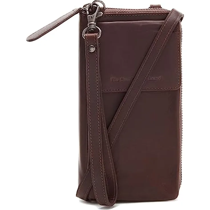 The Chesterfield Brand Wax Pull Up Handytasche aus 100% Leder, 10 cm x 3 cm x 19 cm, braun