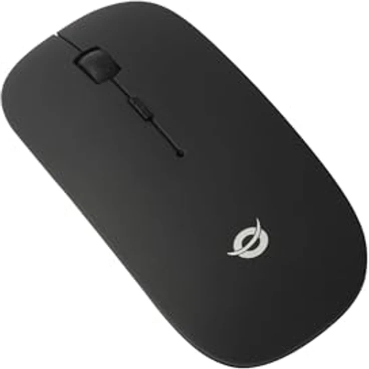 Conceptronic LORCAN01B 4-Tasten-Bluetooth-Maus, drahtlose Bluetooth 5.0-Konnektivität, DPI-Schalter (800/1200/1600), für Links- und Rechtshänder, gummierte Oberfläche – Bild 4