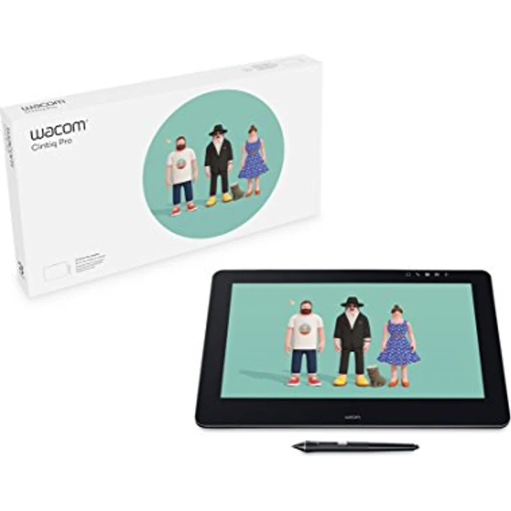 Wacom Cintiq Pro 16 Stift-Display Tablet (mit 4K, integriertem Standfuß. Pro Pen 2, Link Plus Adapter, für professionelle Künstler & Designer, mit Touchscreen, geeignet für Windows & Mac) – Bild 6