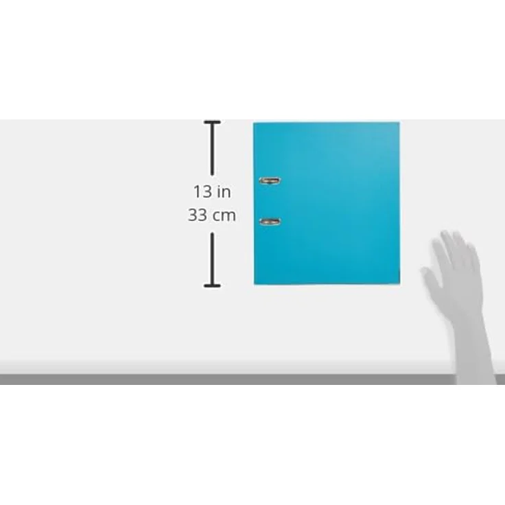 ELBA Aktenordner smart Pro, DIN A4, 8 cm Rückenbreite, Polypropylen, Raumsparschlitzen, Kantenschutz, Griffloch, Blattniederhalter – Bild 3