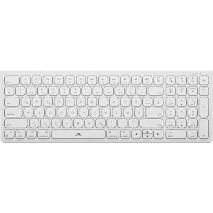 Alogic Echelon Compact USB-C B Tastatur + Maus Set für Mac, kabellos, weiß, ergonomisches Design, Bluetooth 3.0/5.0, wiederaufladbar – Bild 5