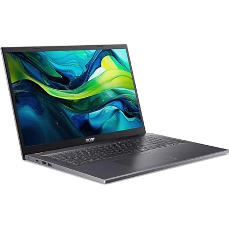 acer Aspire 17 (A17-51M-503B) Laptop | 17" FHD IPS Display, Intel Core i5-1334U, 16 GB RAM, 512 GB SSD, Intel Iris Xe Graphics, Windows 11, QWERTZ Tastatur, grau – Bild 3