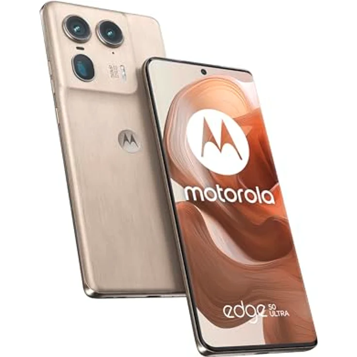 Motorola Edge50 Ultra (1000 GB, nordic wood, 6.70", Dual SIM, 64 Mpx, 5G), Smartphone, Braun – Bild 1