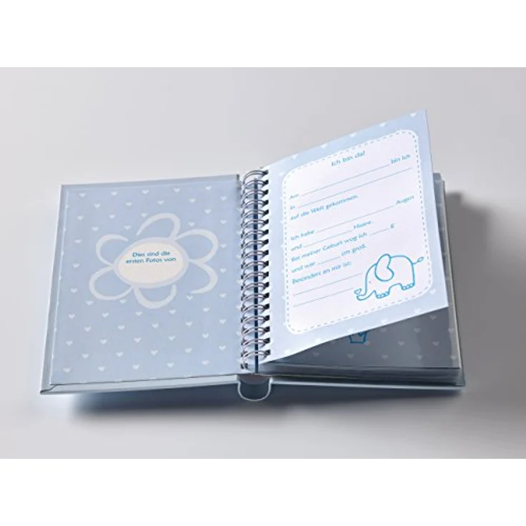 walther design MA-148-L Mini Baby Animal, Blau für 30 Fotos 11,5x15,5 cm – Bild 5