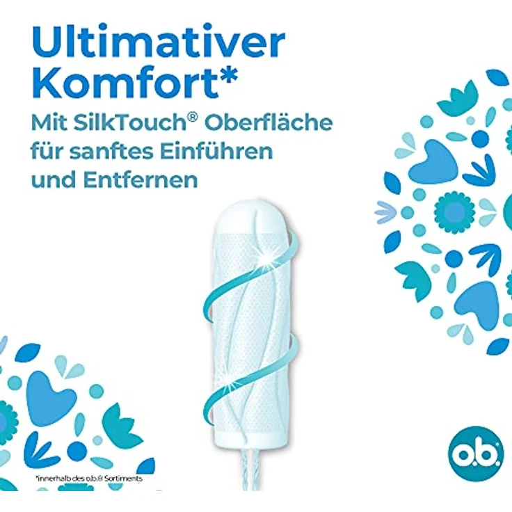 o.b. Tampon ProComfort Normal, 64 Stück, ultimativer Komfort und zuverlässiger Schutz – Bild 2