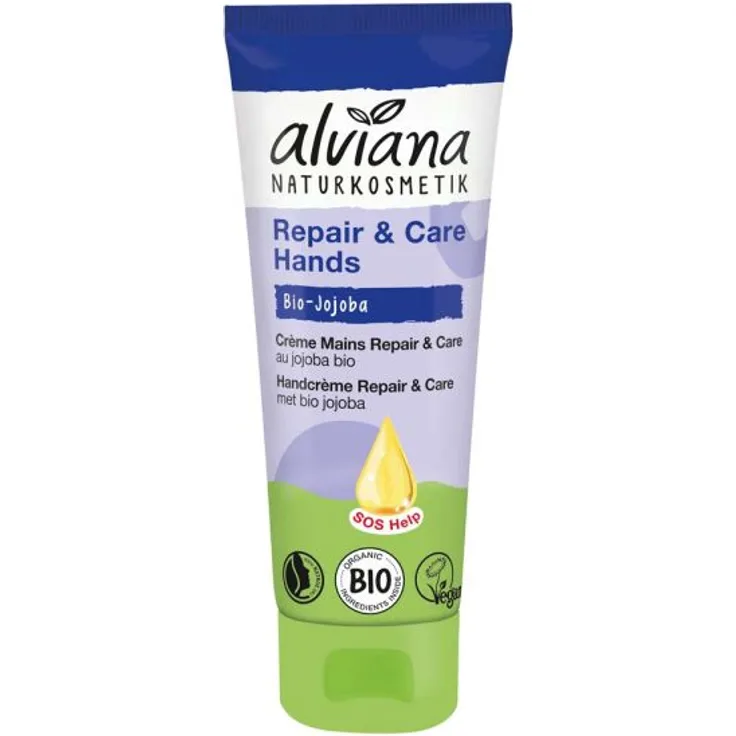 ALVIANA Handcreme - Repair & Care mit Jojoba, 75 ml