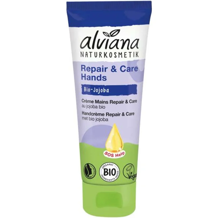 ALVIANA Handcreme - Repair & Care mit Jojoba, 75 ml