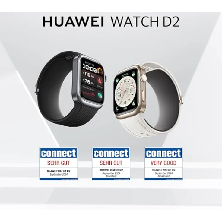 Huawei Watch D2 Smartwatch, 4,62 cm AMOLED, mit EKG, IP68, bis zu 5 Tage Akkulaufzeit – Bild 2