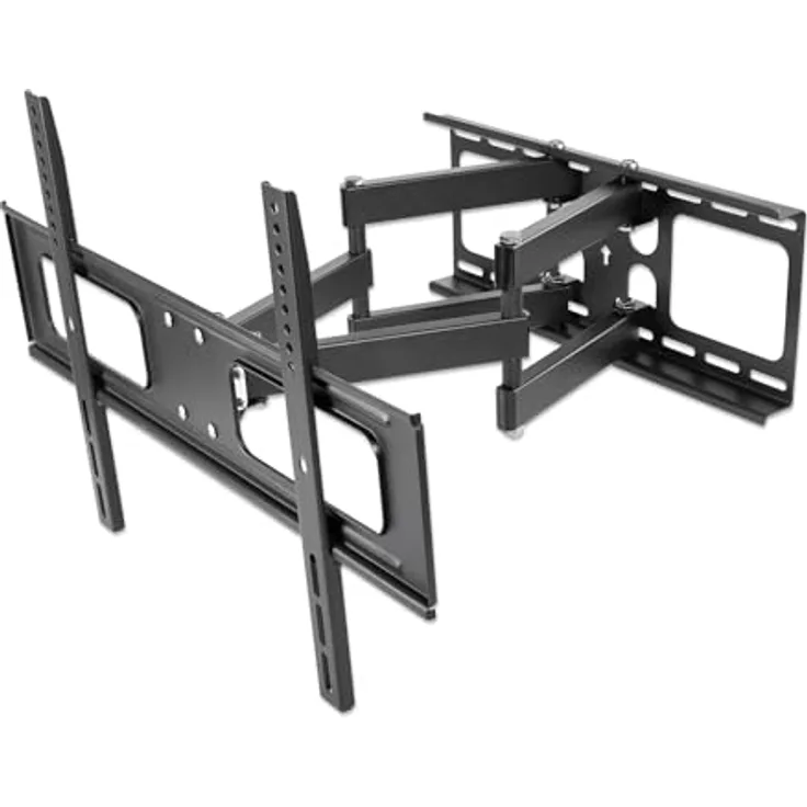 Manhattan Outdoor TV-Wandhalterung, vollbeweglich für 37" bis 86", bis 50 kg, wetterfest, schwarz