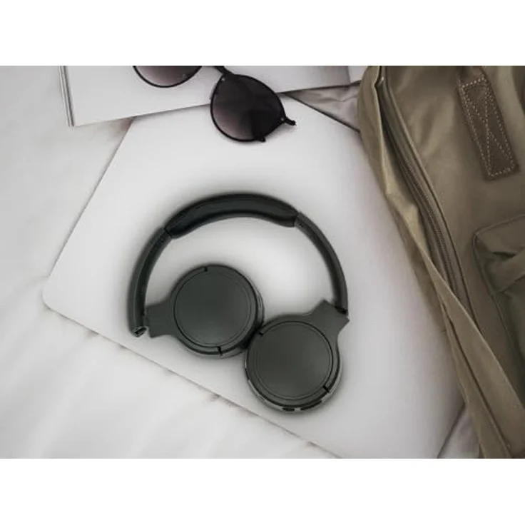 MUSE M-272 BT, Bluetooth Over-Ear Kopfhörer mit Mikrofon und langer Akkulaufzeit, schwarz – Bild 2
