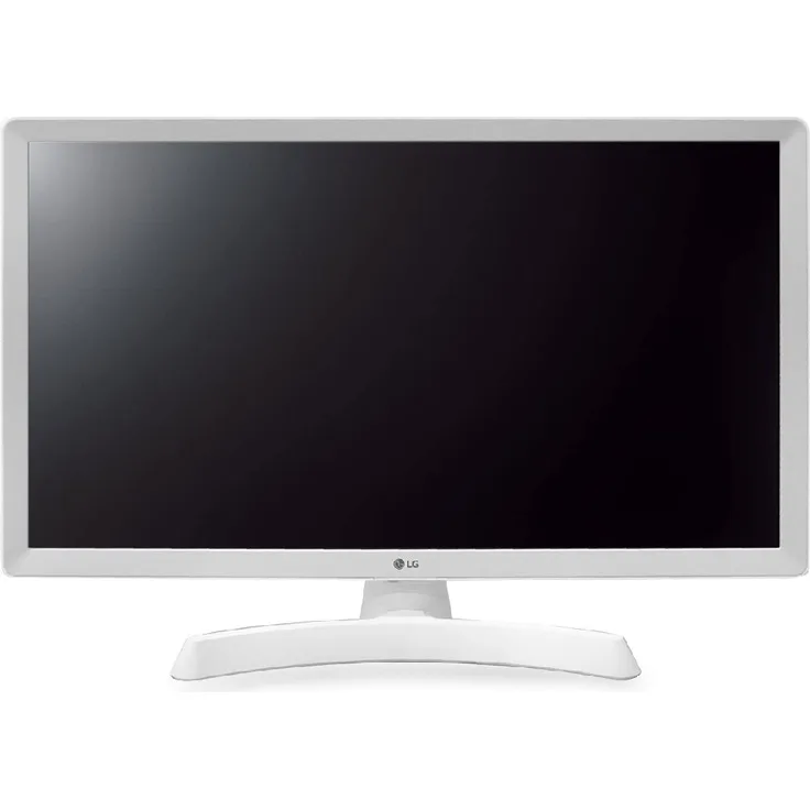 LG Monitor TV 24TQ510S, 23.6 Zoll HD Smart Fernseher mit webOS 22, Wi-Fi und Bluetooth, weiß