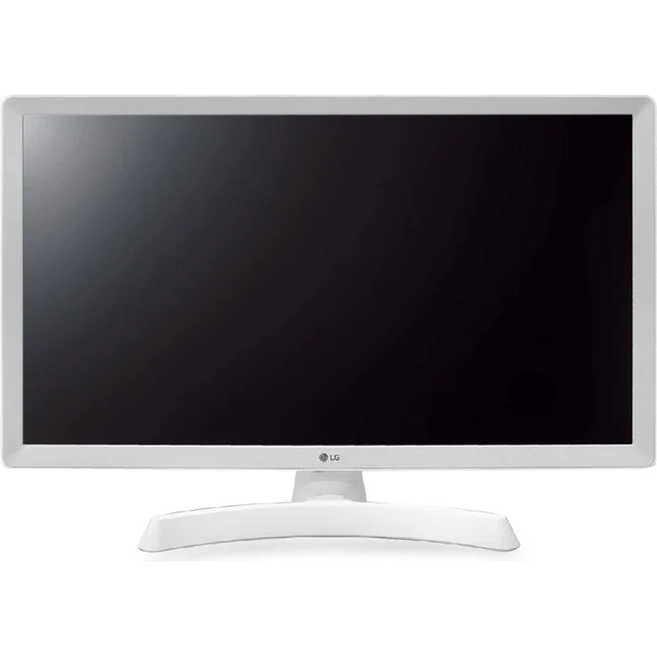 LG Monitor TV 24TQ510S, 23.6 Zoll HD Smart Fernseher mit webOS 22, Wi-Fi und Bluetooth, weiß