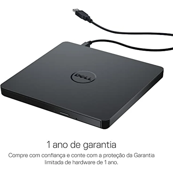 Dell Slim DW316 - Laufwerk - DVD+-RW (+-R DL) DVD-RAM - 8x8x5x - USB2.0 - extern - für Inspiron 14 54XX, 15 55XX, 17 5758, OptiPlex 3020, 9020, Vostro 15 3558, XPS 13 (784-BBBI) – Bild 7