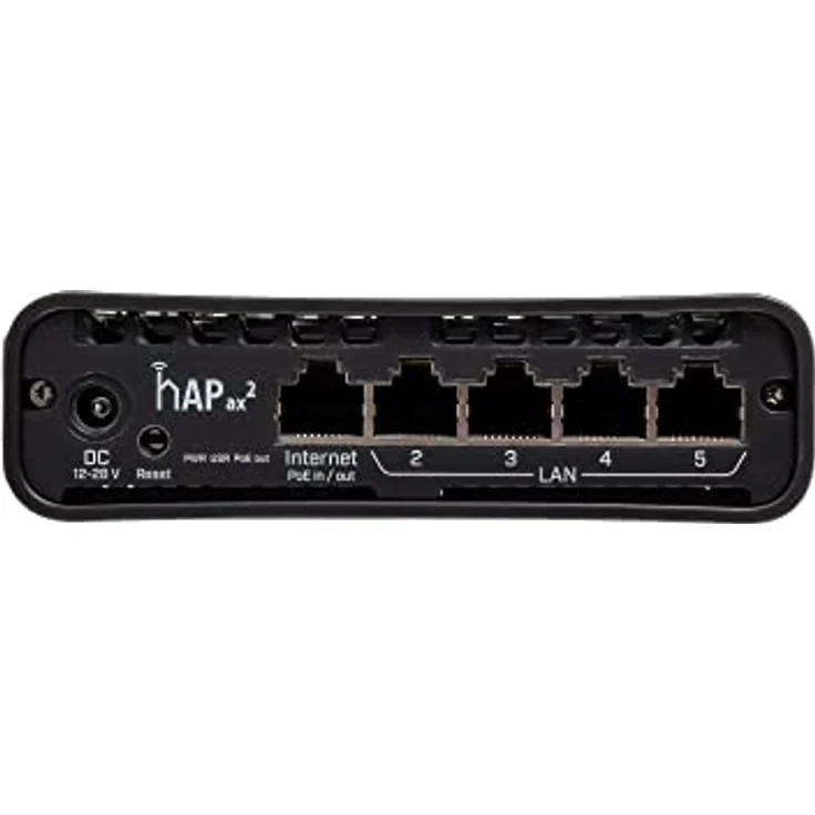 MikroTik hAP ax² C52iG-5HaxD2HaxD-TC - Dual-Band WLAN Router mit 802.11ax, 1200 Mbit/s (5 GHz), 574 Mbit/s (2.4 GHz), 5 Ethernet LAN Ports - Preisvergleich – Bild 5