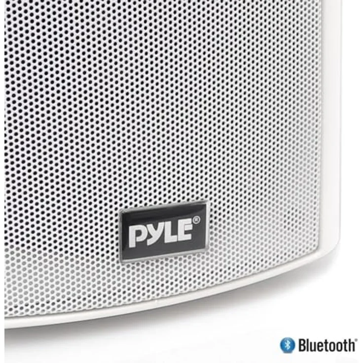 Pyle Bluetooth Lautsprecher Boxen Outdoor & Indoor – 2 Wege Lautsprecher für Innen als Wandlautsprecher oder Outdoor Box als Pool Lautsprecher oder Outdoor Musikanlage Terrasse, 240W Weiß – Bild 4
