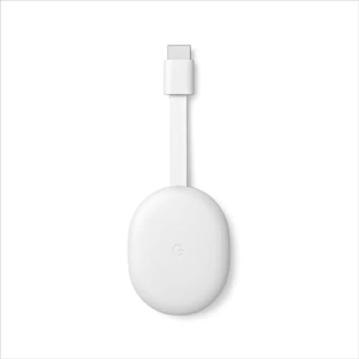 Chromecast mit Google TV (4K) Himmel - Bringt Unterhaltung per Sprachsuche auf deinen TV. Streame Filme, Serien oder Netflix in bis zu 4K HDR-Qualität. Einfach eingerichtet – Bild 2