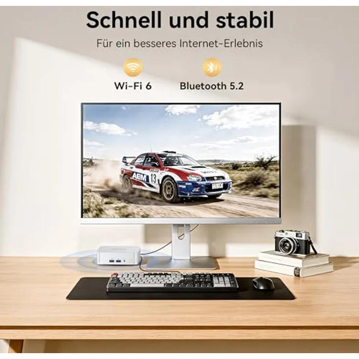 GEEKOM Mini PC A5 Pro 2026 Edition, AMD Ryzen 5 7530U, 1TB SSD, 16GB RAM, Windows 11 Pro, 2 x USB-C, 8K Quad-Display – Bild 9