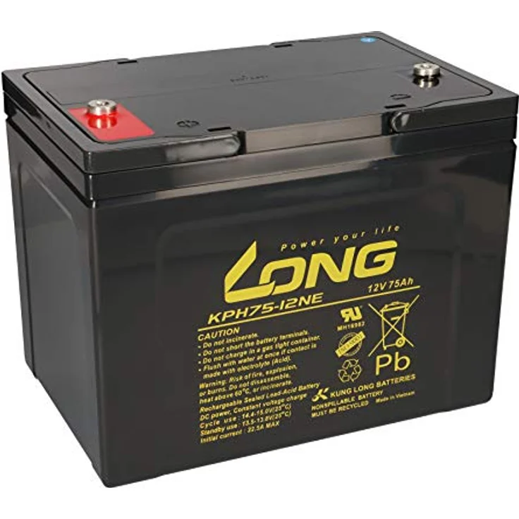 CSB Battery GP12650 Bleiakku AGM, wartungsfreier 12V Bleigelakku mit 65Ah, auslaufsicher für USV und Medizintechnik – Bild 1