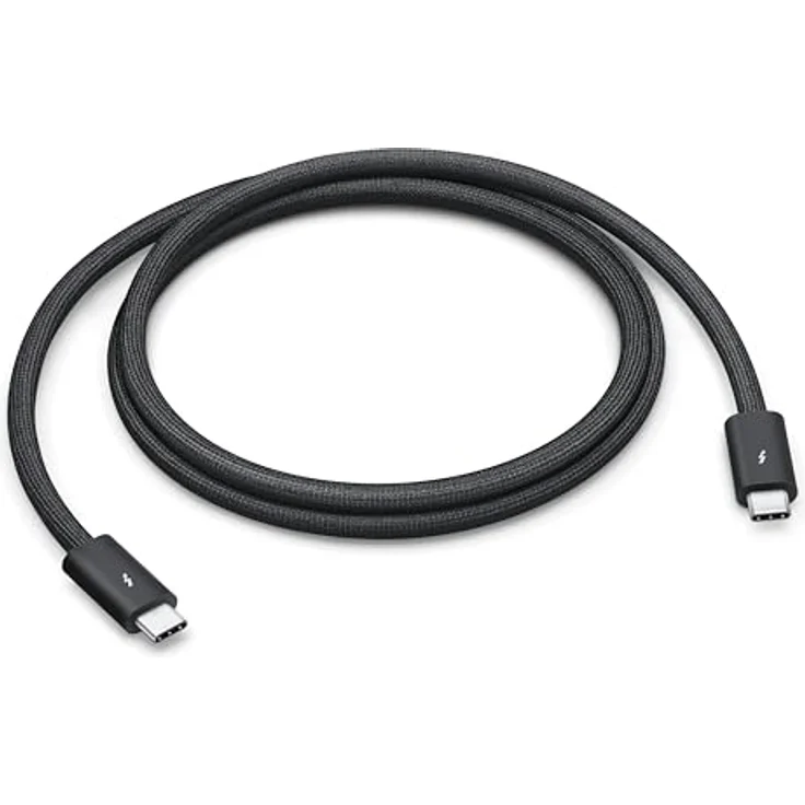 Apple Thunderbolt 5 Pro, Thunderbolt-Kabel 24 pin USB-C (M), 1 m, 120 Gbit/s, schwarz – Bild 1