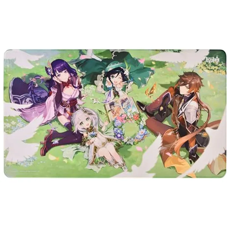 miHoYo Genshin Impact Tapis de souris 2nd Anniversary Illustration, 70 x 40 cm, Mauspad für Gamer