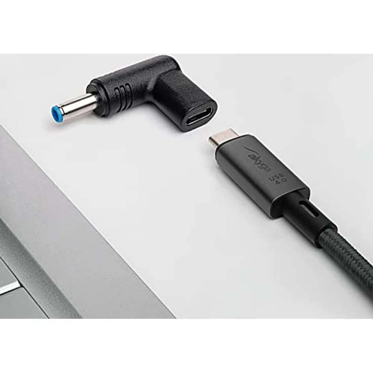 AKYGA Plug for Universal Notebook Adapter AK-ND-C09 USB-C / 4.5 x 3.0 mm + pin HP – Bild 3