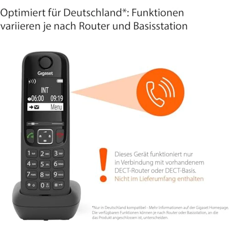 Gigaset AS690HX schwarz – Bild 2