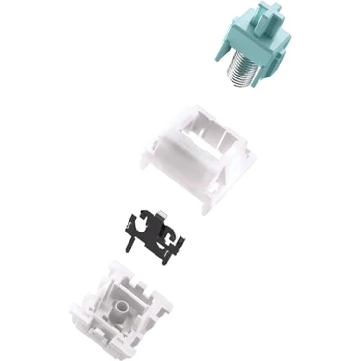 Glorious Lynx Standard Switches, mechanisch, 5-Pin, linear, MX-Stem, 40g - lubed, 36 Stück, schwarz. – Bild 4